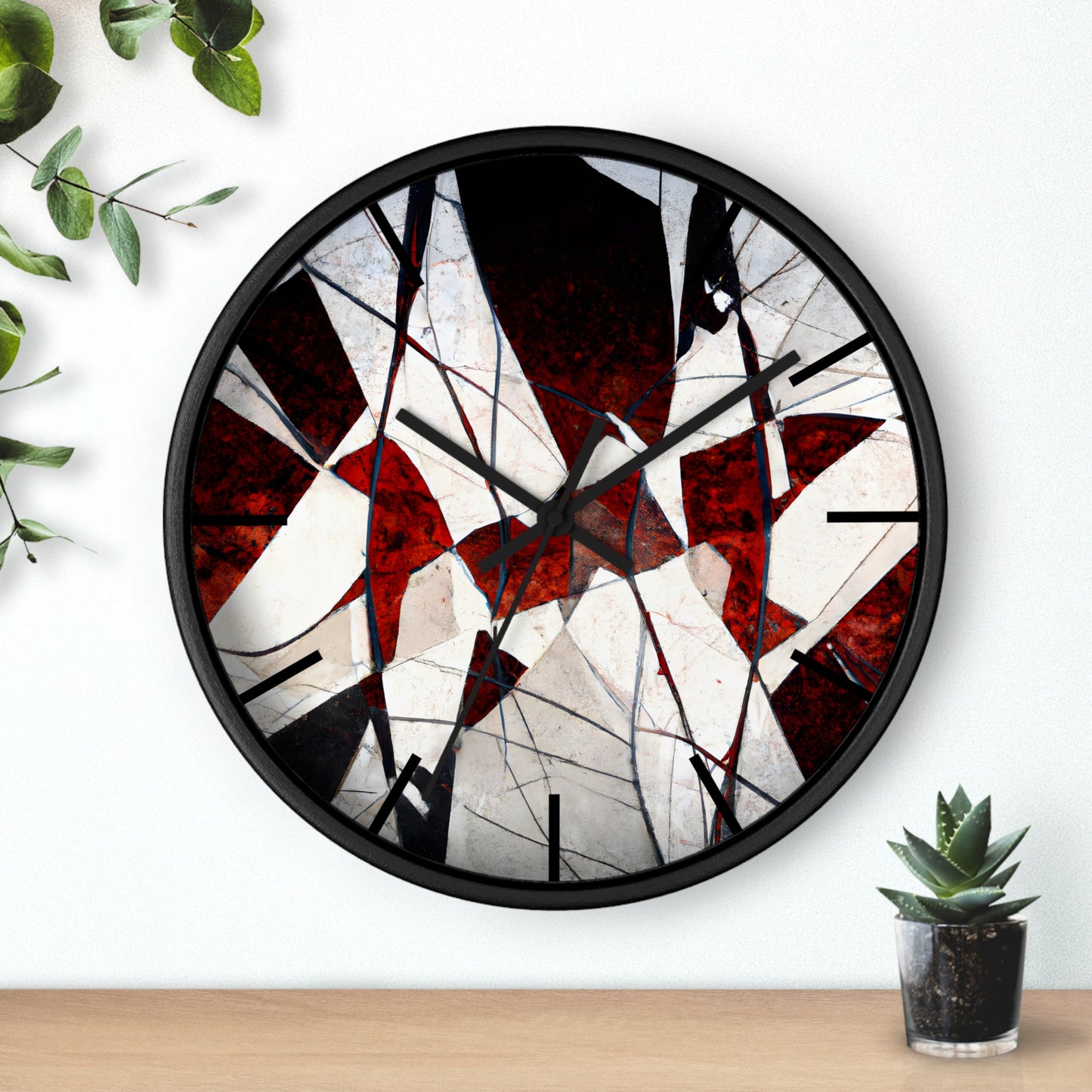 Adrianne Thomas - Spring Force, Abstractly - Wall Clock