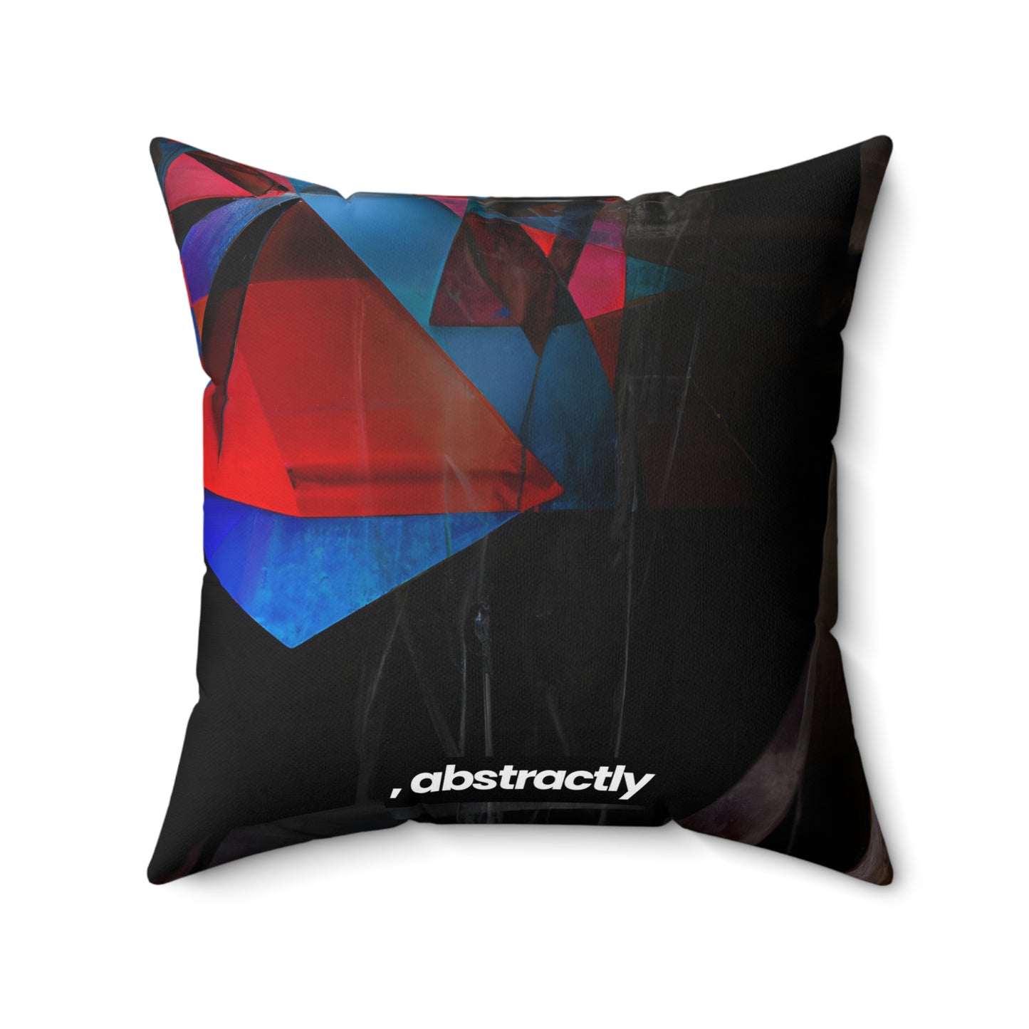 Gladys Stone - Friction Force, Abstractly - Faux Suede Throw Pillow