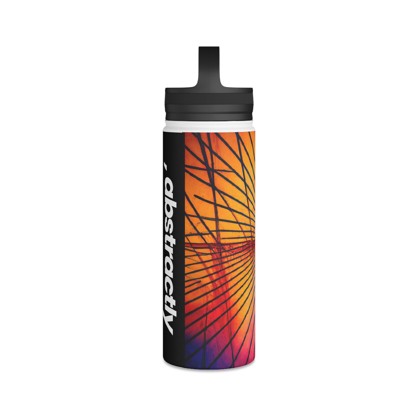 Richard Sterling - Magnetic Force, Abstractly - Stainless Steel Water Bottle