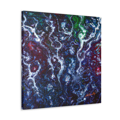 Violet Emission Oxide - Chemistry, Abstractly - Canvas