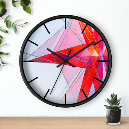 Valerie Radcliffe - Air Resistance Force, Abstractly - Wall Clock