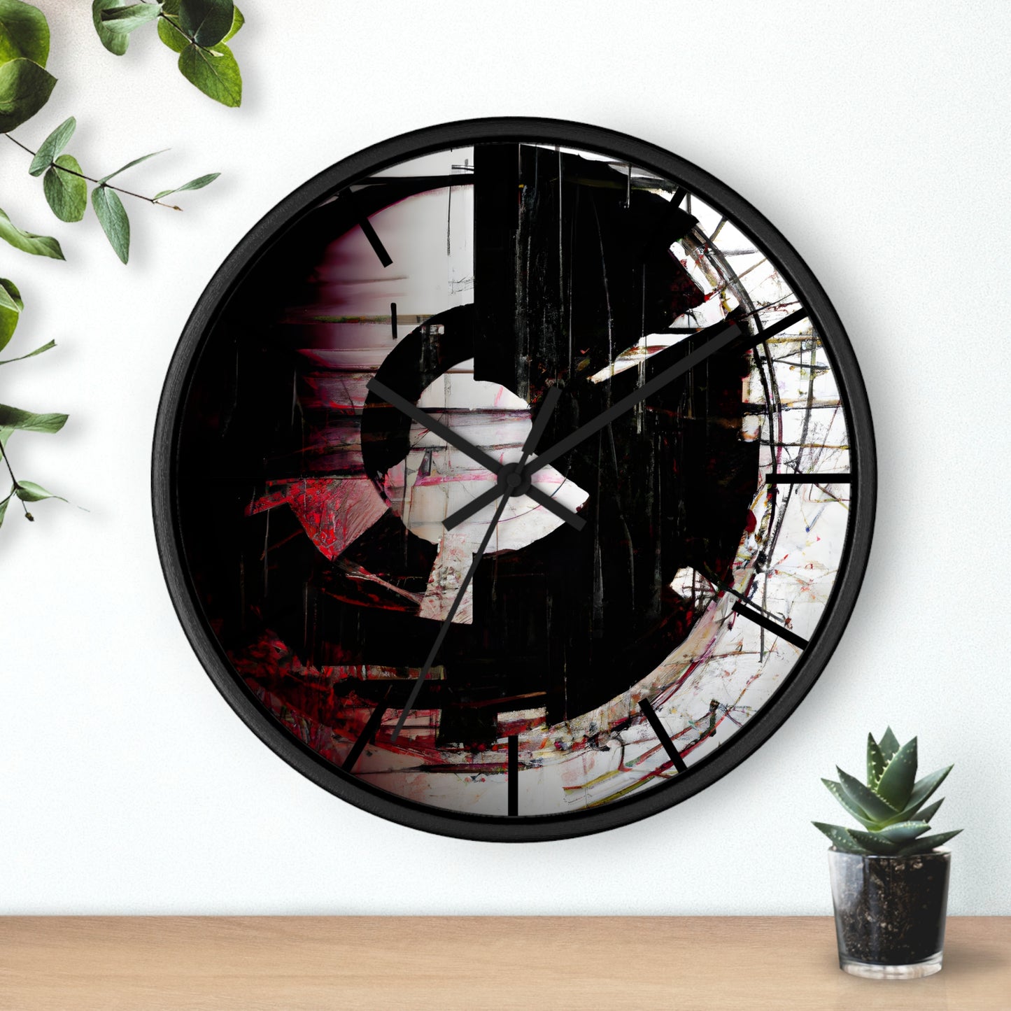 Theodore Rosenberg - Tension Force, Abstractly - Wall Clock