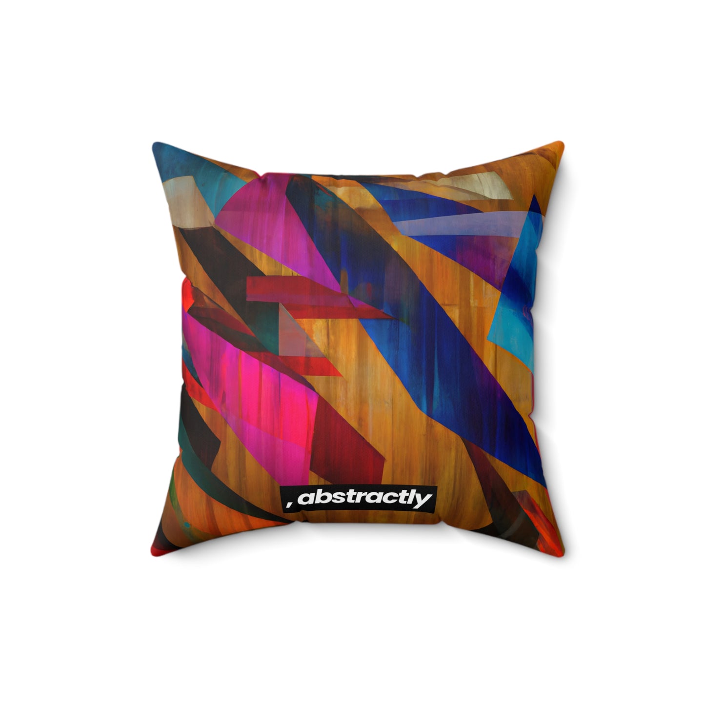 Mildred Thompson - Weak Force, Abstractly - Faux Suede Throw Pillow