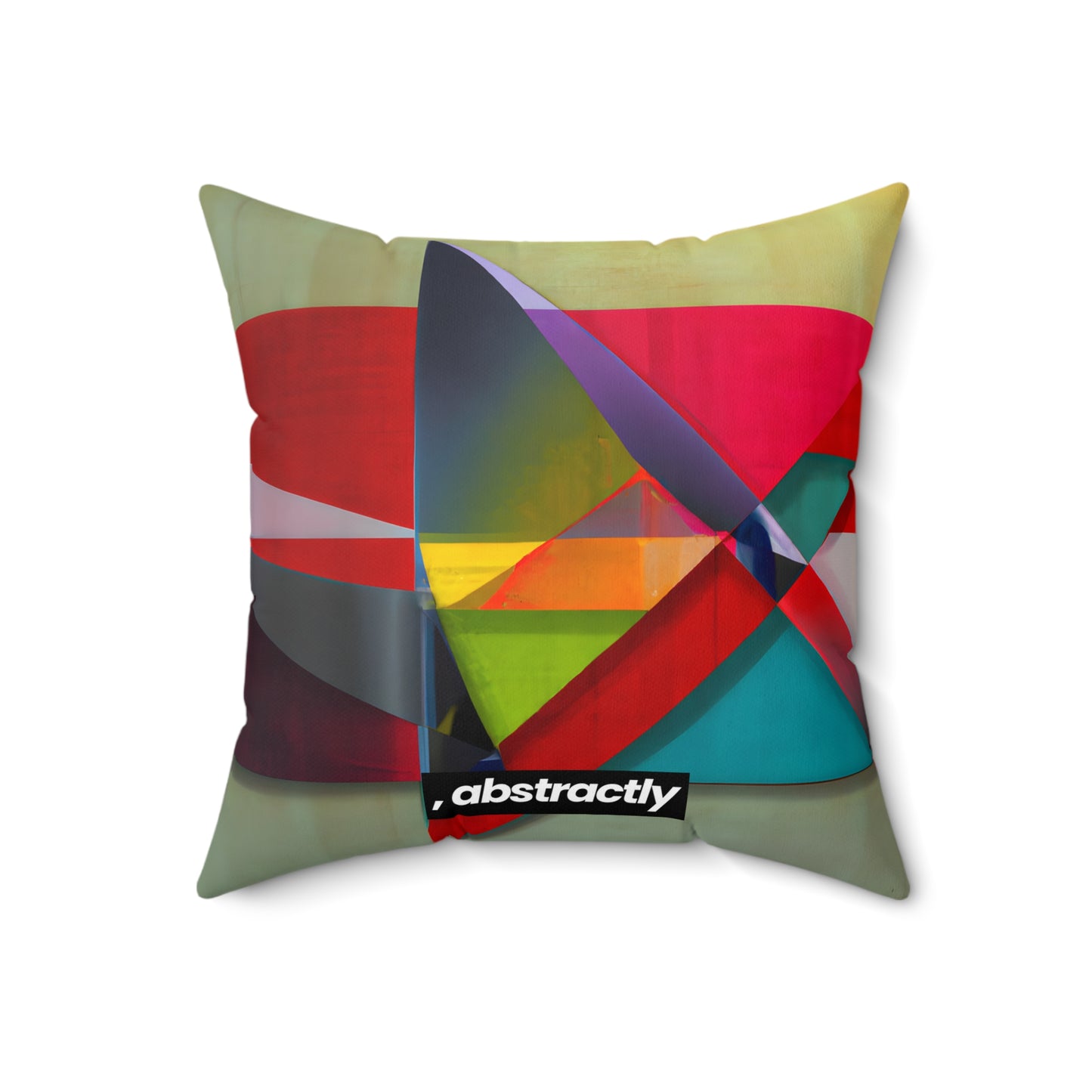 Thomas Sanderson - Friction Force, Abstractly - Faux Suede Throw Pillow