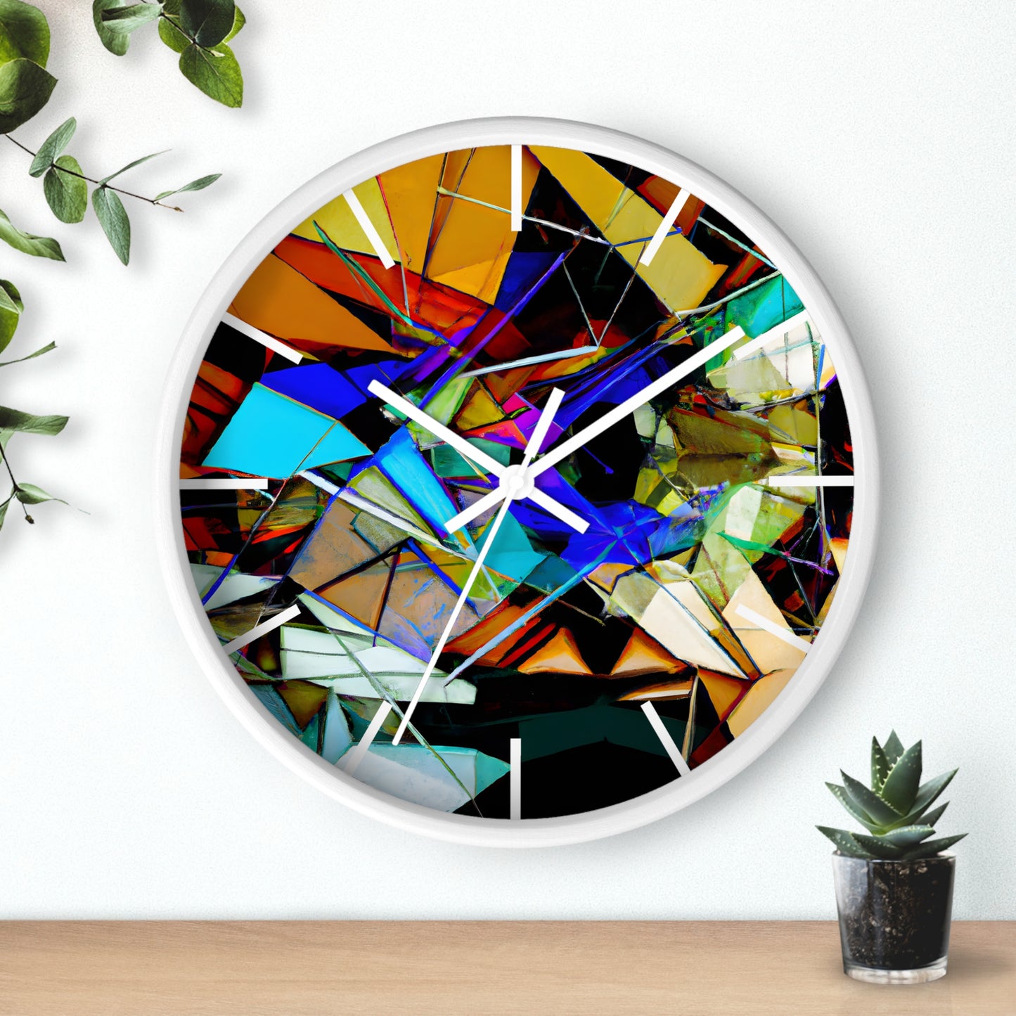 Adrianne Lehmann - Electric Force, Abstractly - Wall Clock