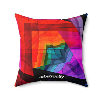 Ivan Petrovich - Tension Force, Abstractly - Faux Suede Throw Pillow