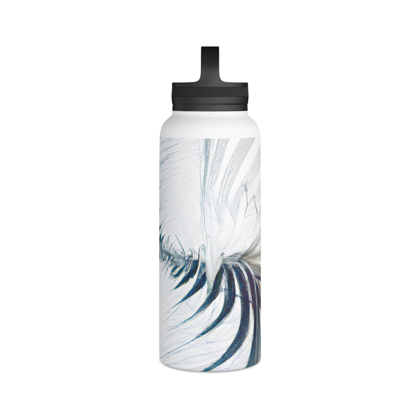 Cassandra Steller - Magnetic Force, Abstractly - Stainless Steel Water Bottle