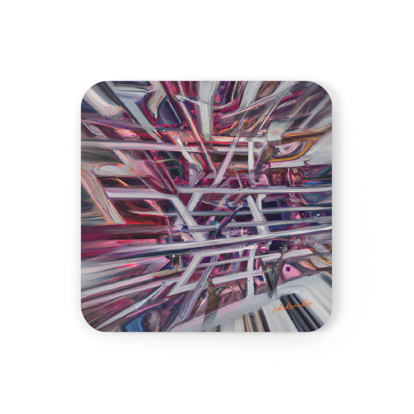 Francis Thorne - Normal Force, Abstractly - Corkwood Coaster Set of 4