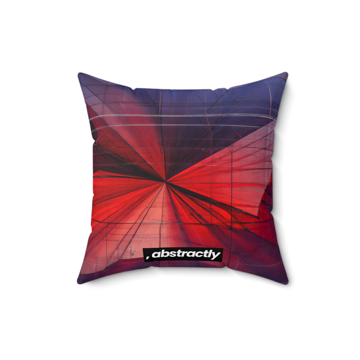 Margaret Haysley - Magnetic Force, Abstractly - Faux Suede Throw Pillow