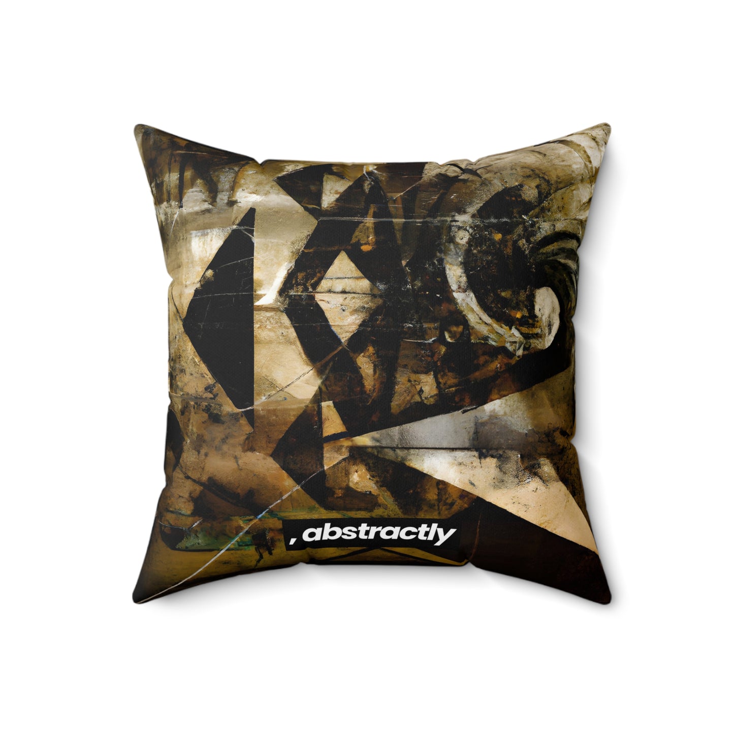 Amelia Barrington - Applied Force, Abstractly - Faux Suede Throw Pillow