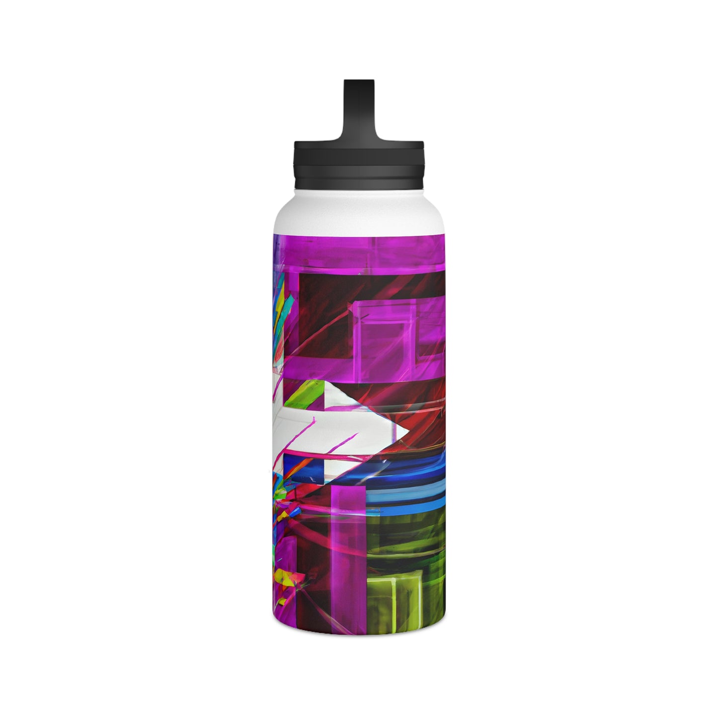 John Fermi - Friction Force, Abstractly - Stainless Steel Water Bottle