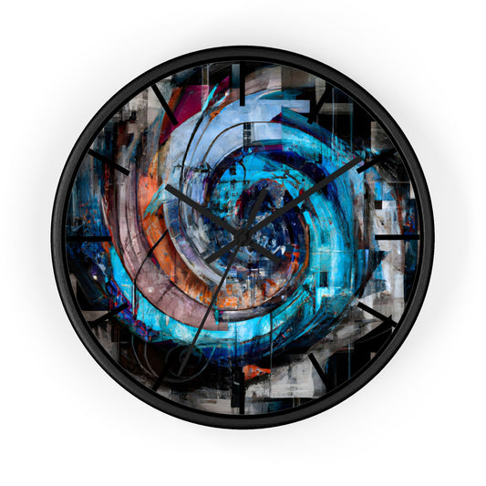 Rose Strauss - Gravity Force, Abstractly - Wall Clock