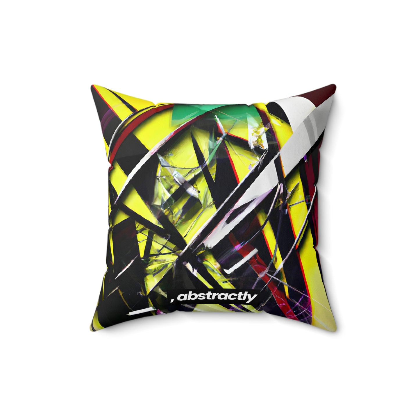 Audrey Rasmussen - Applied Force, Abstractly - Faux Suede Throw Pillow