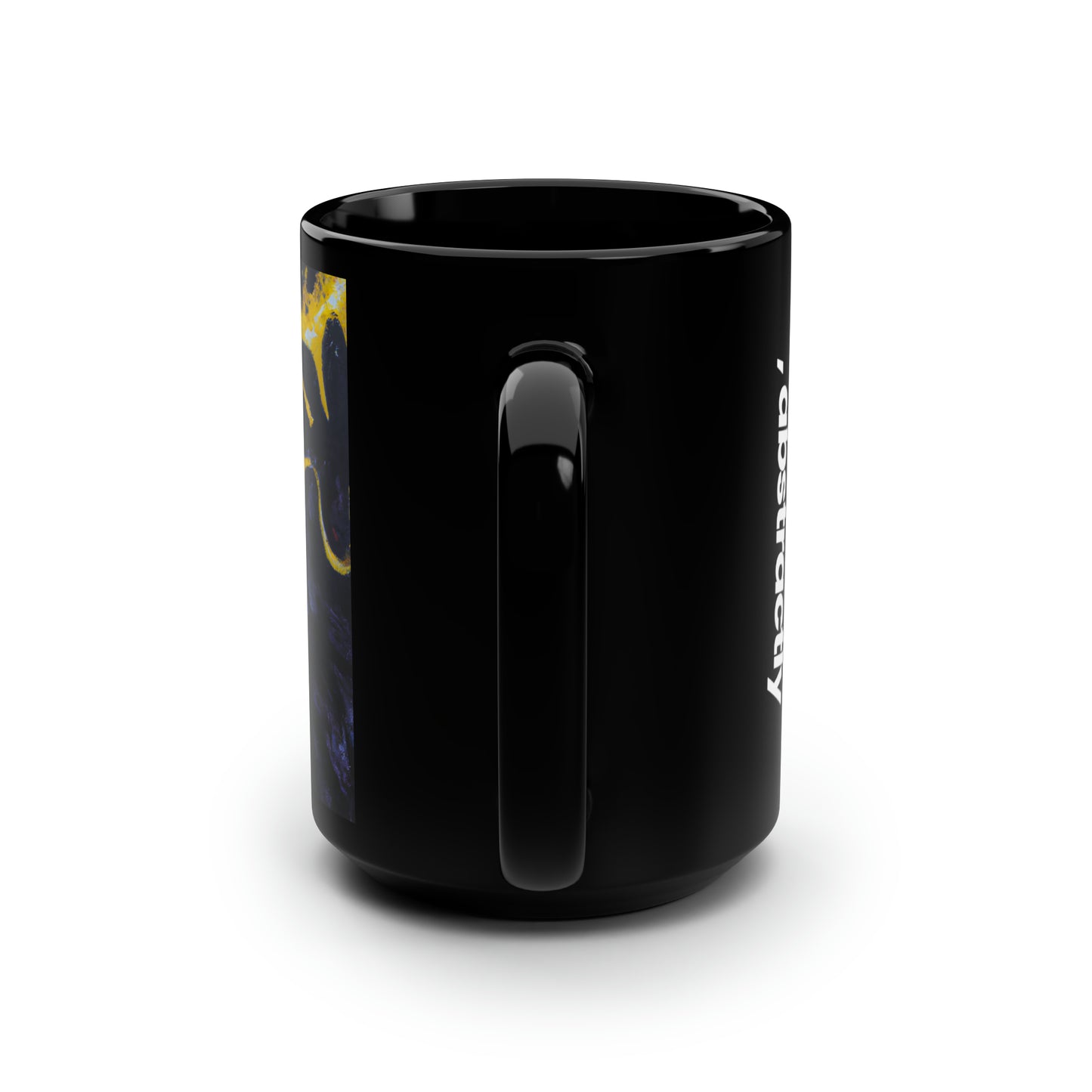 Vanadium Starlite - Chemistry, Abstractly - Black Ceramic Mug 15oz