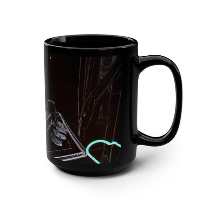 Creston Financial - Cash Flow, Abstractly - Black Ceramic Mug 15oz