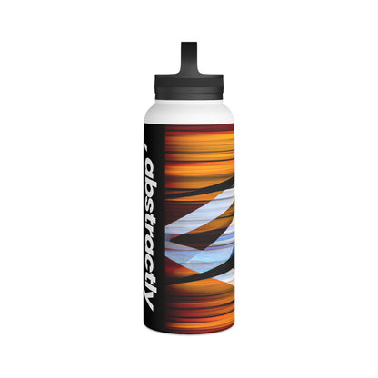 Valerie Schwartz - Magnetic Force, Abstractly - Stainless Steel Water Bottle