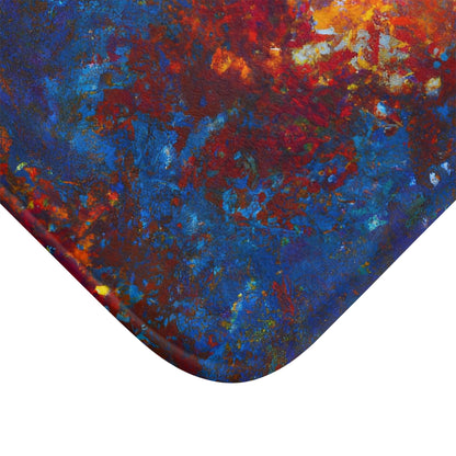 Ethereal Bluestone - Chemistry, Abstractly - Bath Mat