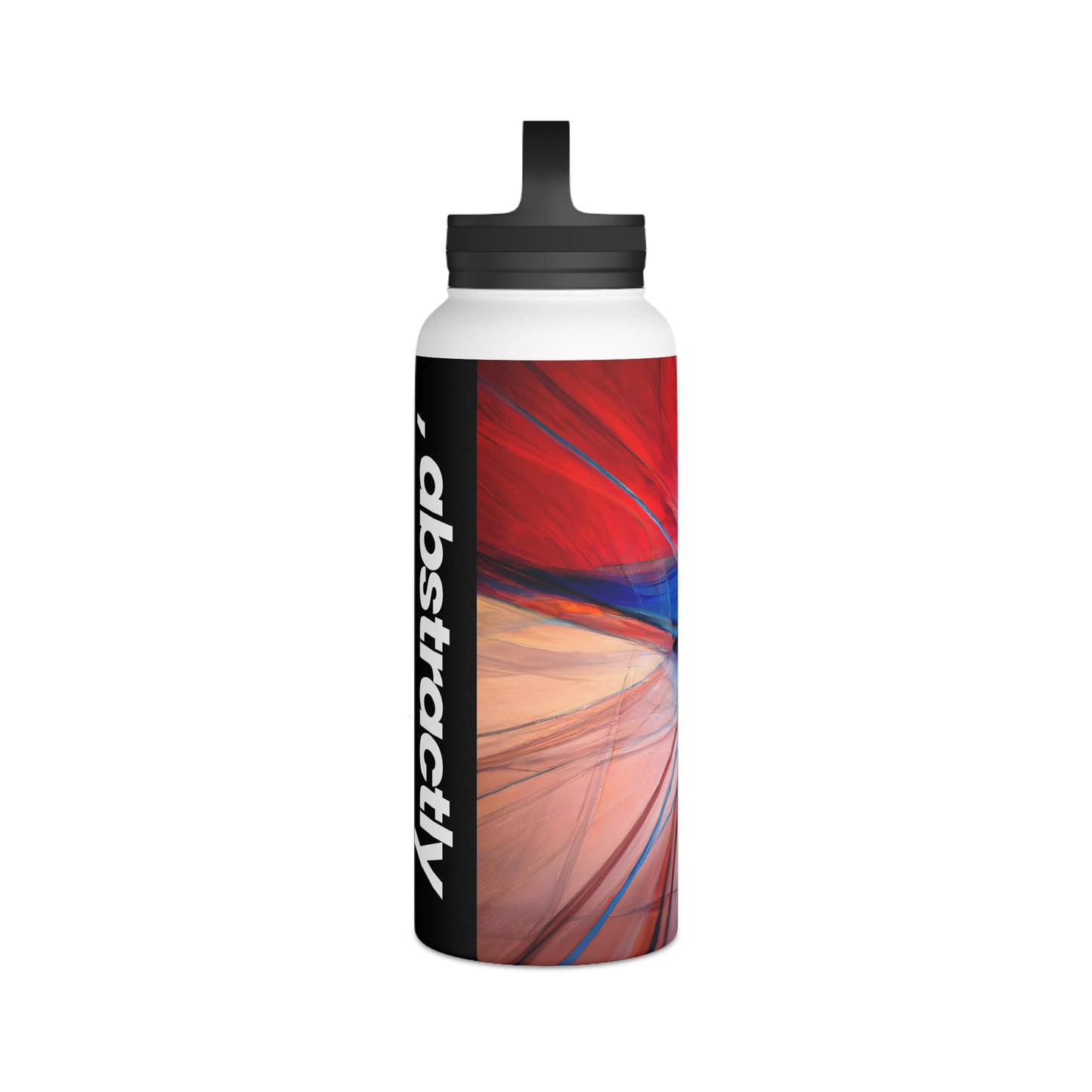 Sylvia Blackburn - Magnetic Force, Abstractly - Stainless Steel Water Bottle