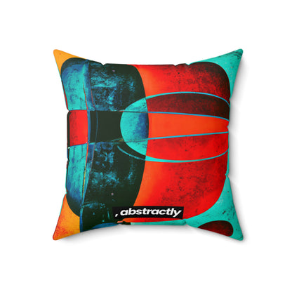 Lyle Ackerman - Normal Force, Abstractly - Faux Suede Throw Pillow