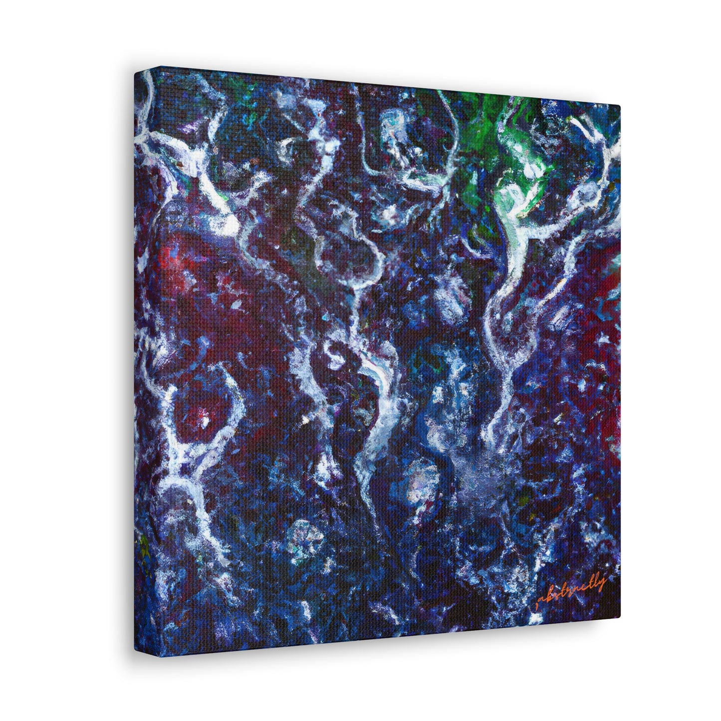 Violet Emission Oxide - Chemistry, Abstractly - Canvas