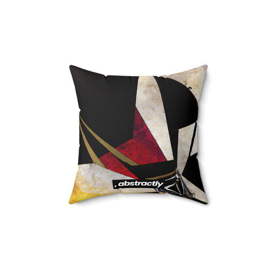 Duncan LeGrande - Tension Force, Abstractly - Faux Suede Throw Pillow