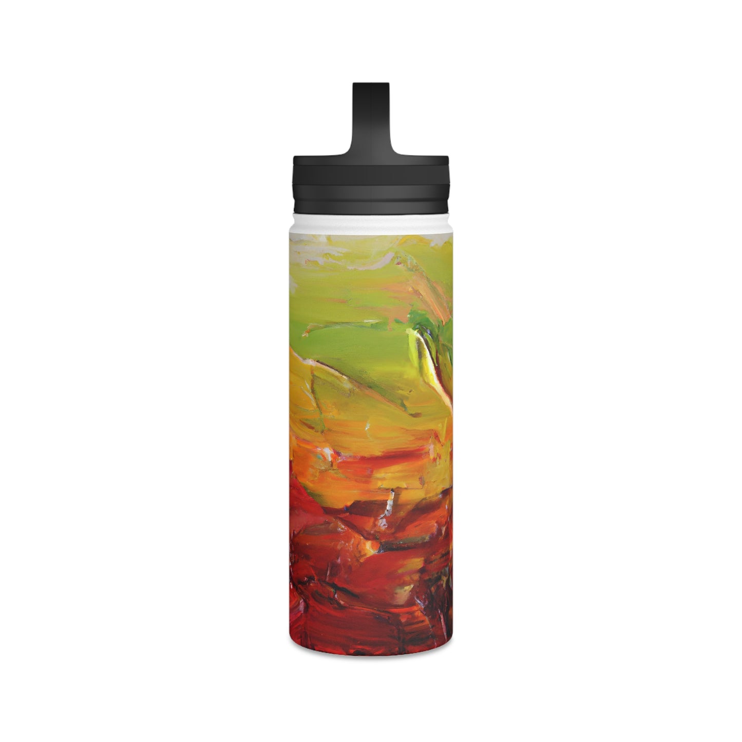 Quantum Crystalinium - Manganese, Abstractly - Stainless Steel Water Bottle