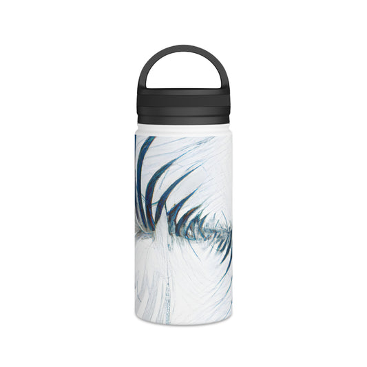 Cassandra Steller - Magnetic Force, Abstractly - Stainless Steel Water Bottle