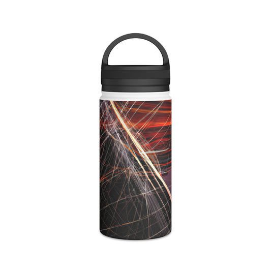 Amelia Sommerfield - Magnetic Force, Abstractly - Stainless Steel Water Bottle