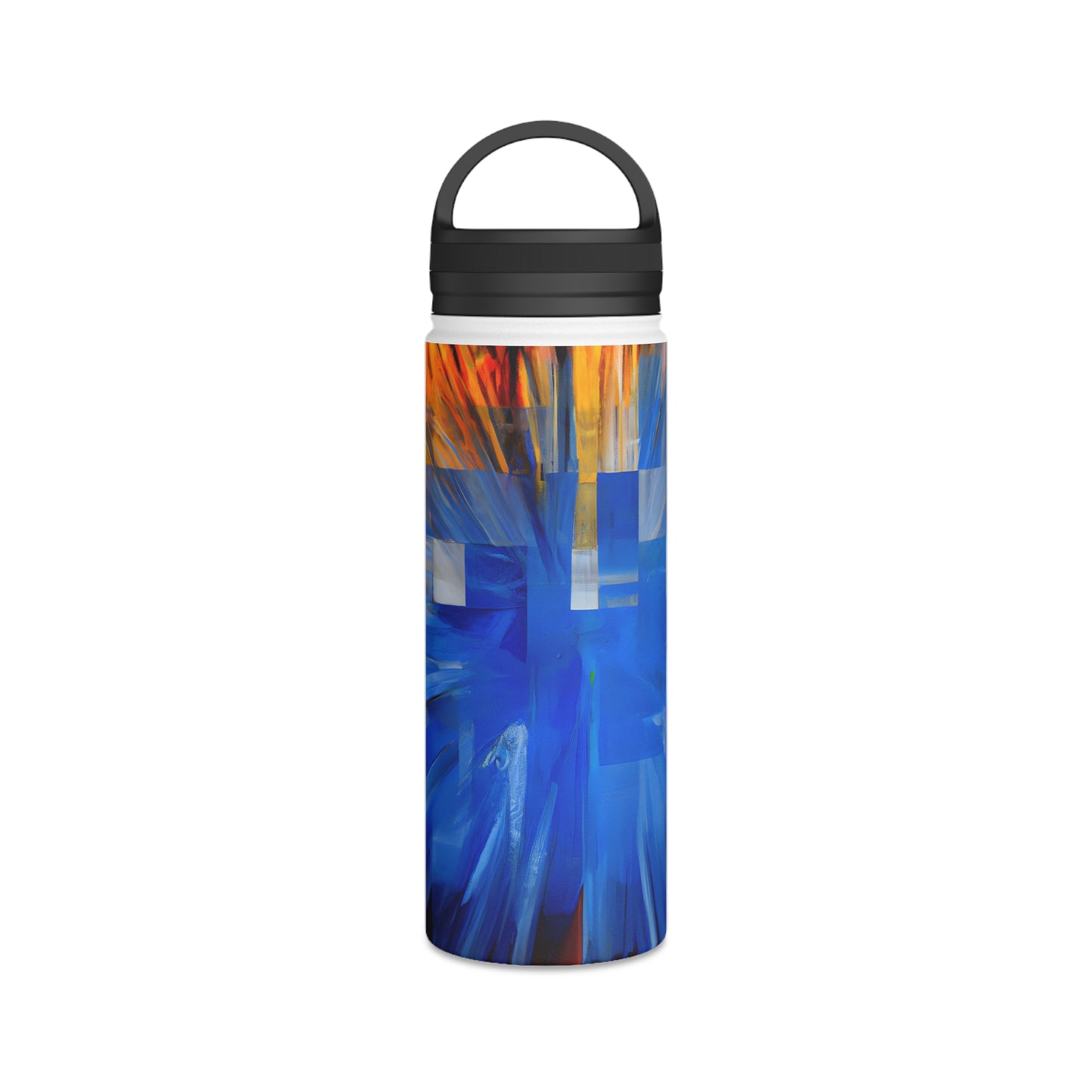 Adelaide Sinclair - Tension Force, Abstractly - Stainless Steel Water Bottle