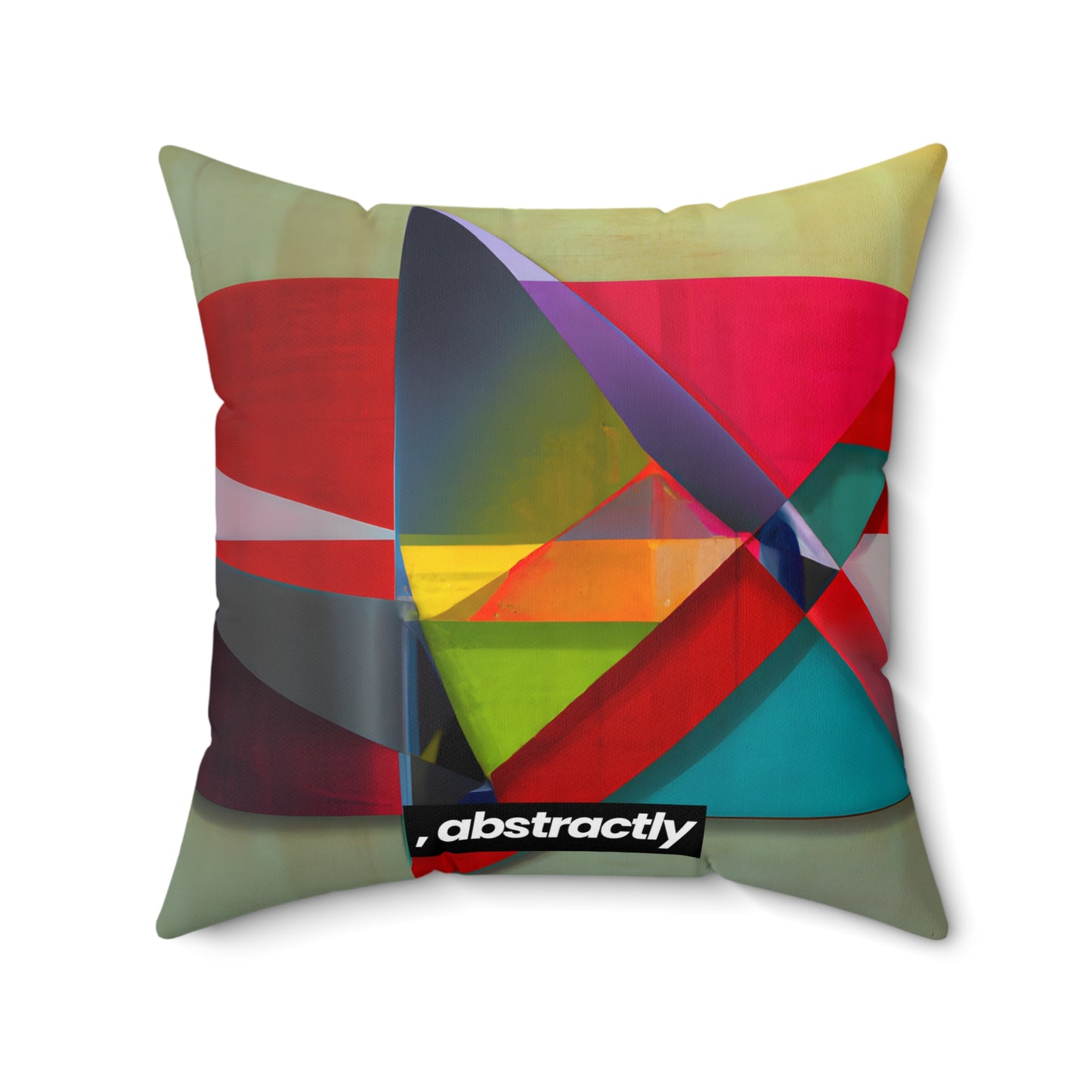 Thomas Sanderson - Friction Force, Abstractly - Faux Suede Throw Pillow