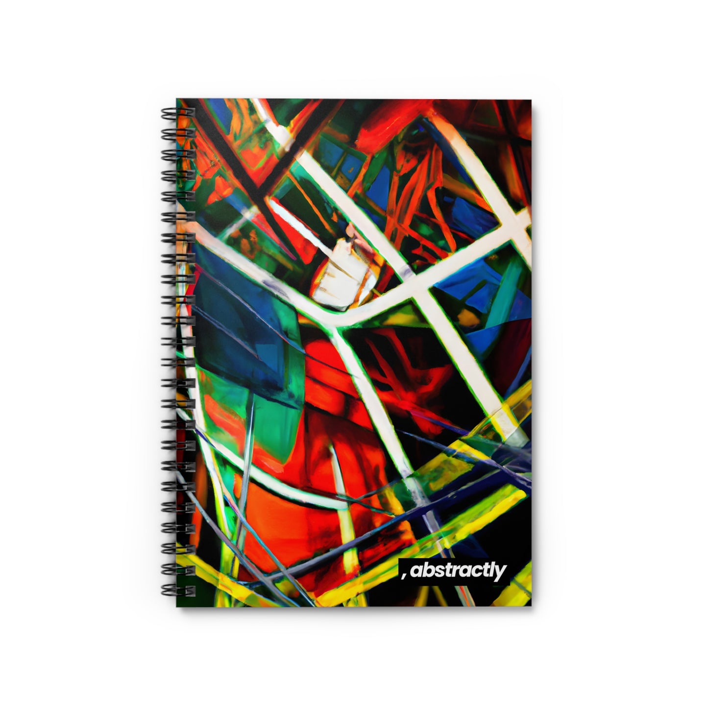 Philip Marconi - Tension Force, Abstractly - Spiral Notebook