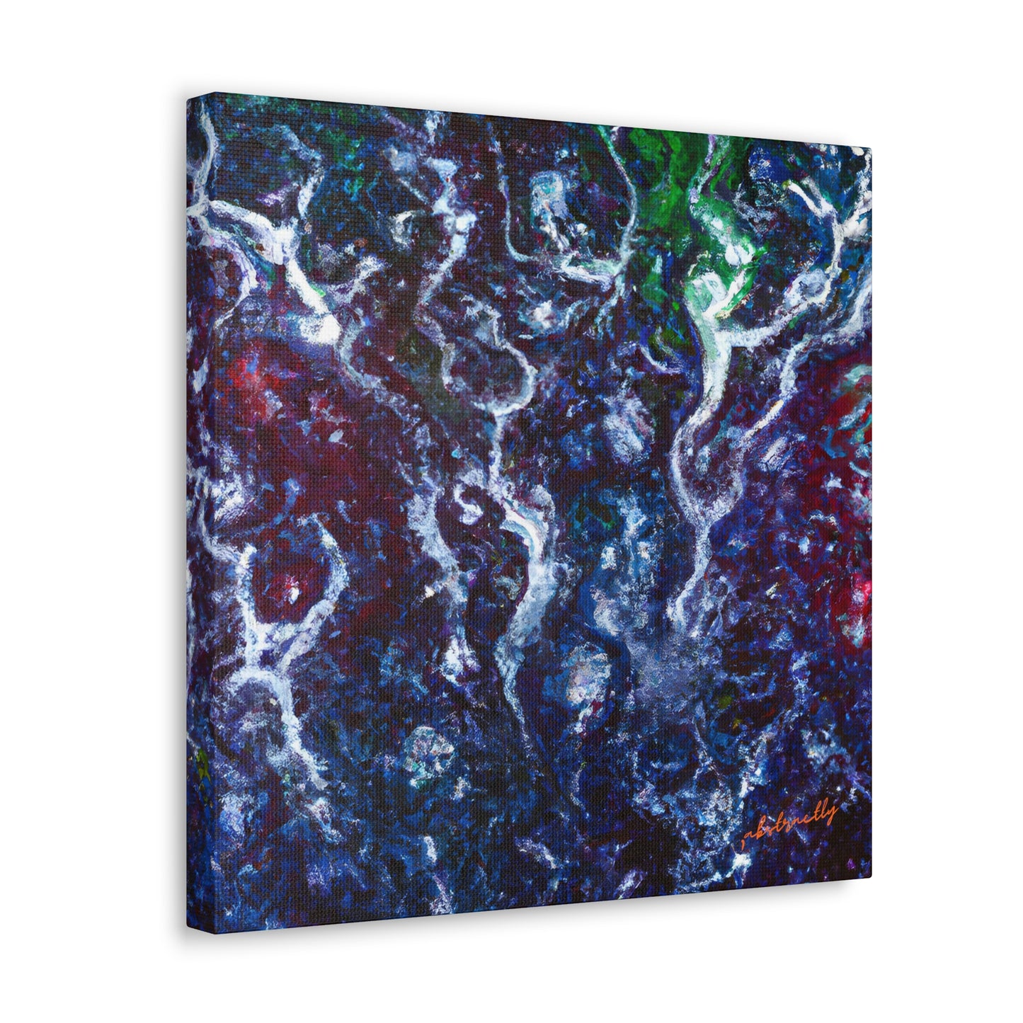 Violet Emission Oxide - Chemistry, Abstractly - Canvas