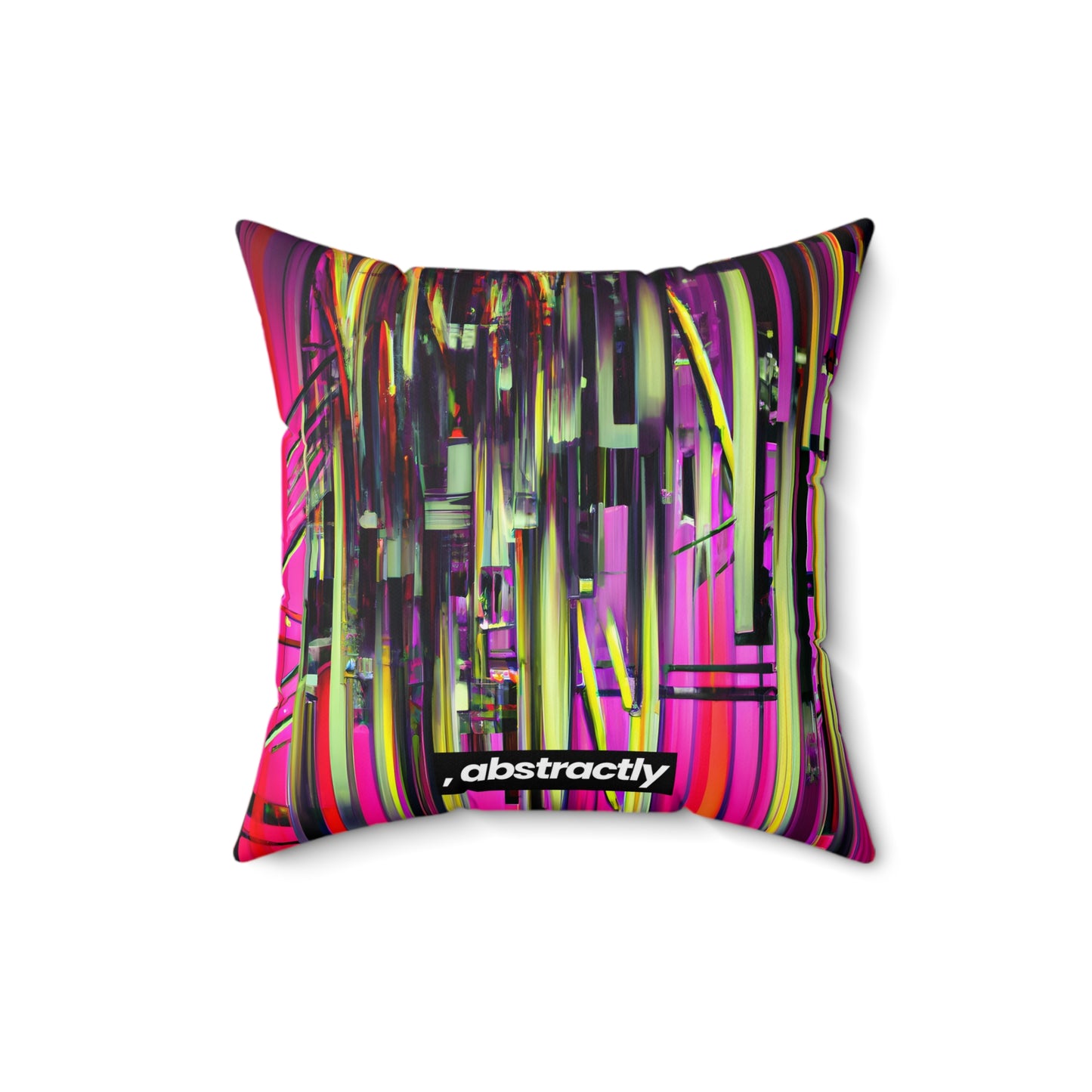 Anastasia Klimenko - Air Resistance Force, Abstractly - Faux Suede Throw Pillow