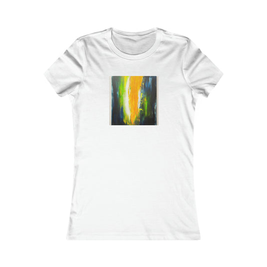 Aetherium Oxide - Fluorine, Abstractly - Ladies' Cut Tee