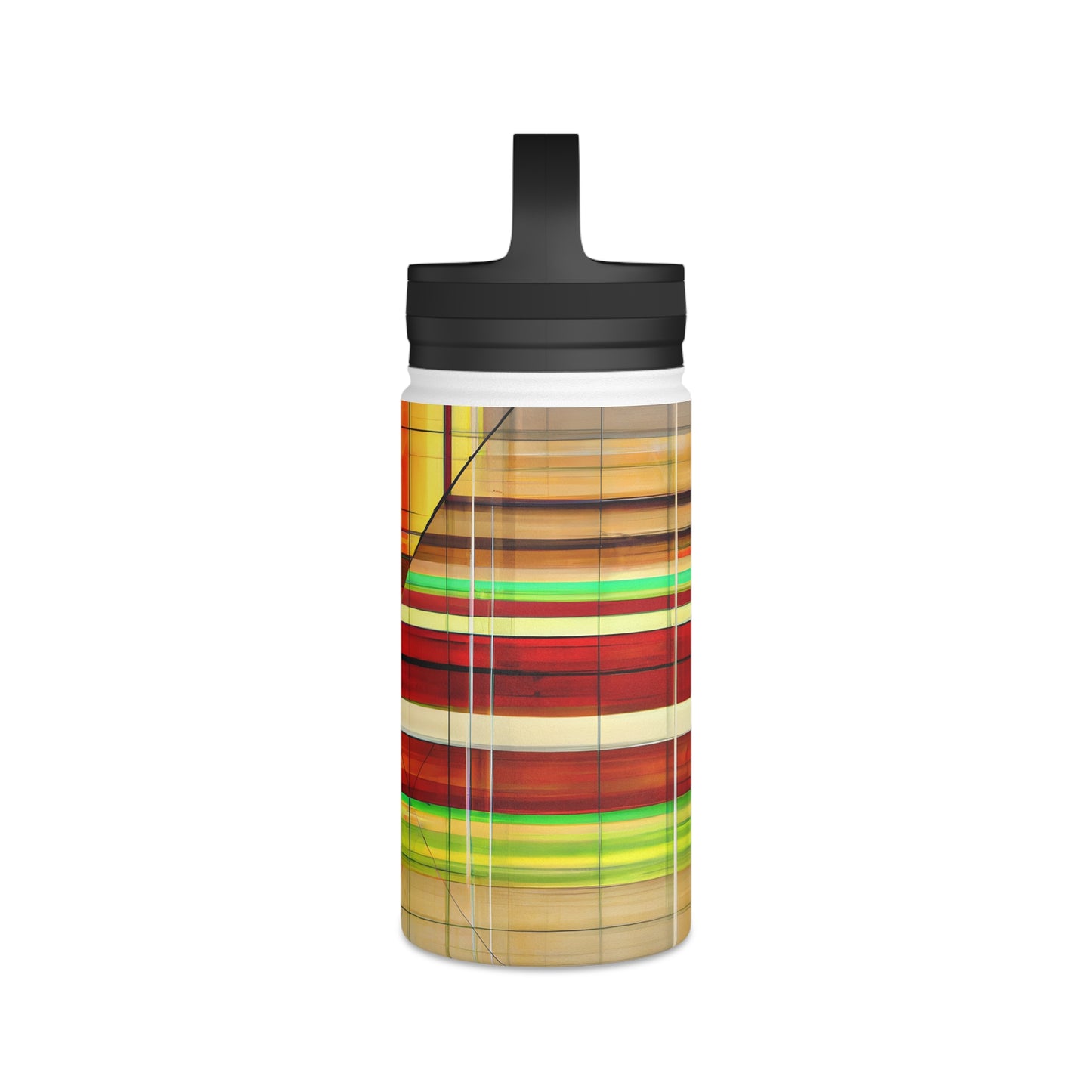 Evelyn Broadmore - Friction Force, Abstractly - Stainless Steel Water Bottle