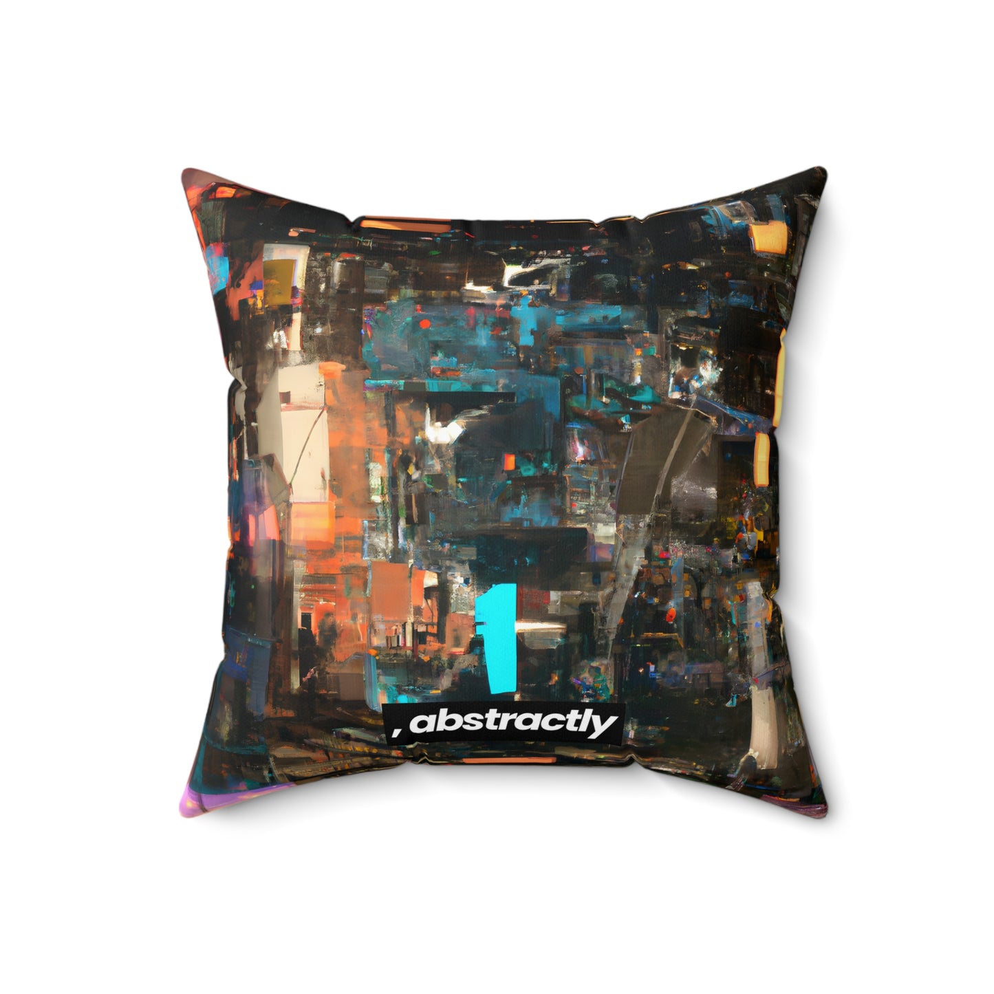 EverPeak Finance - Depreciation, Abstractly - Faux Suede Throw Pillow