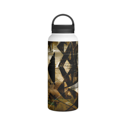 Amelia Barrington - Applied Force, Abstractly - Stainless Steel Water Bottle