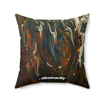 Hovenite Crystalline Matrix - Chemistry, Abstractly - Faux Suede Throw Pillow