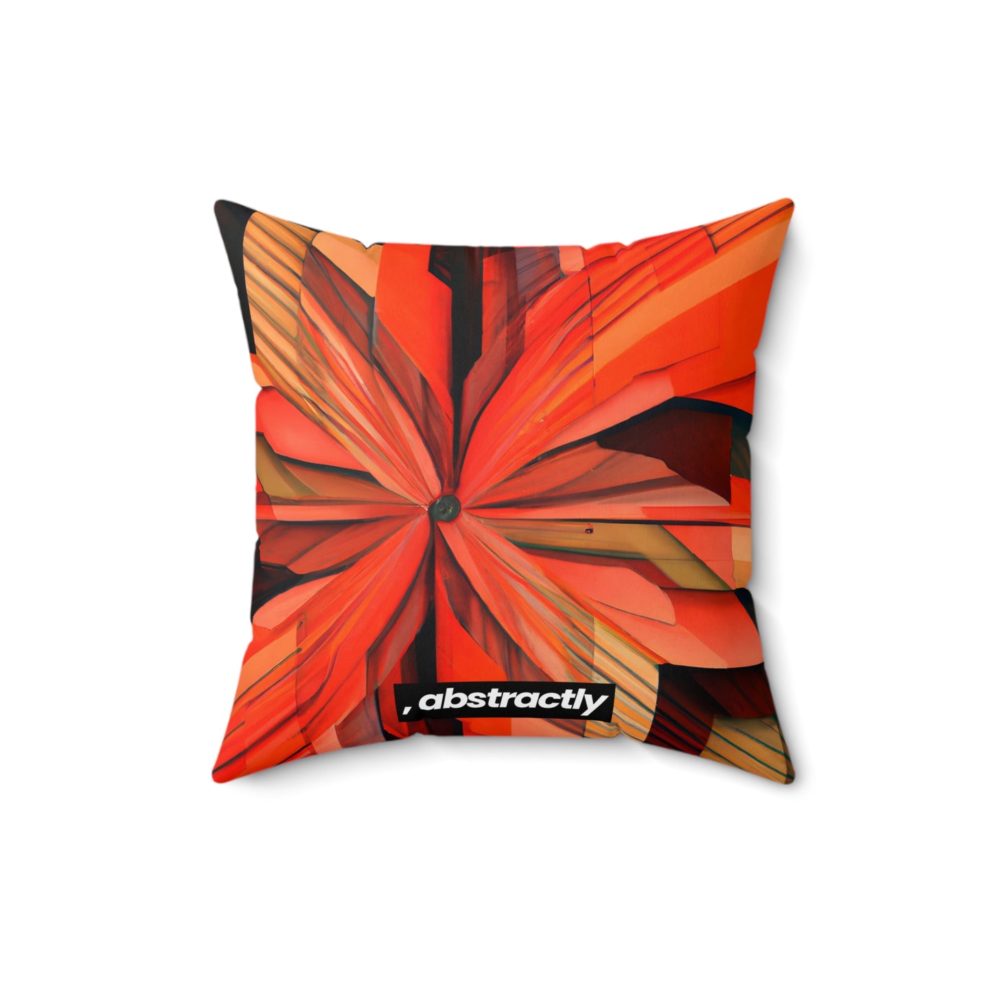 Maxine Lennox - Spring Force, Abstractly - Faux Suede Throw Pillow