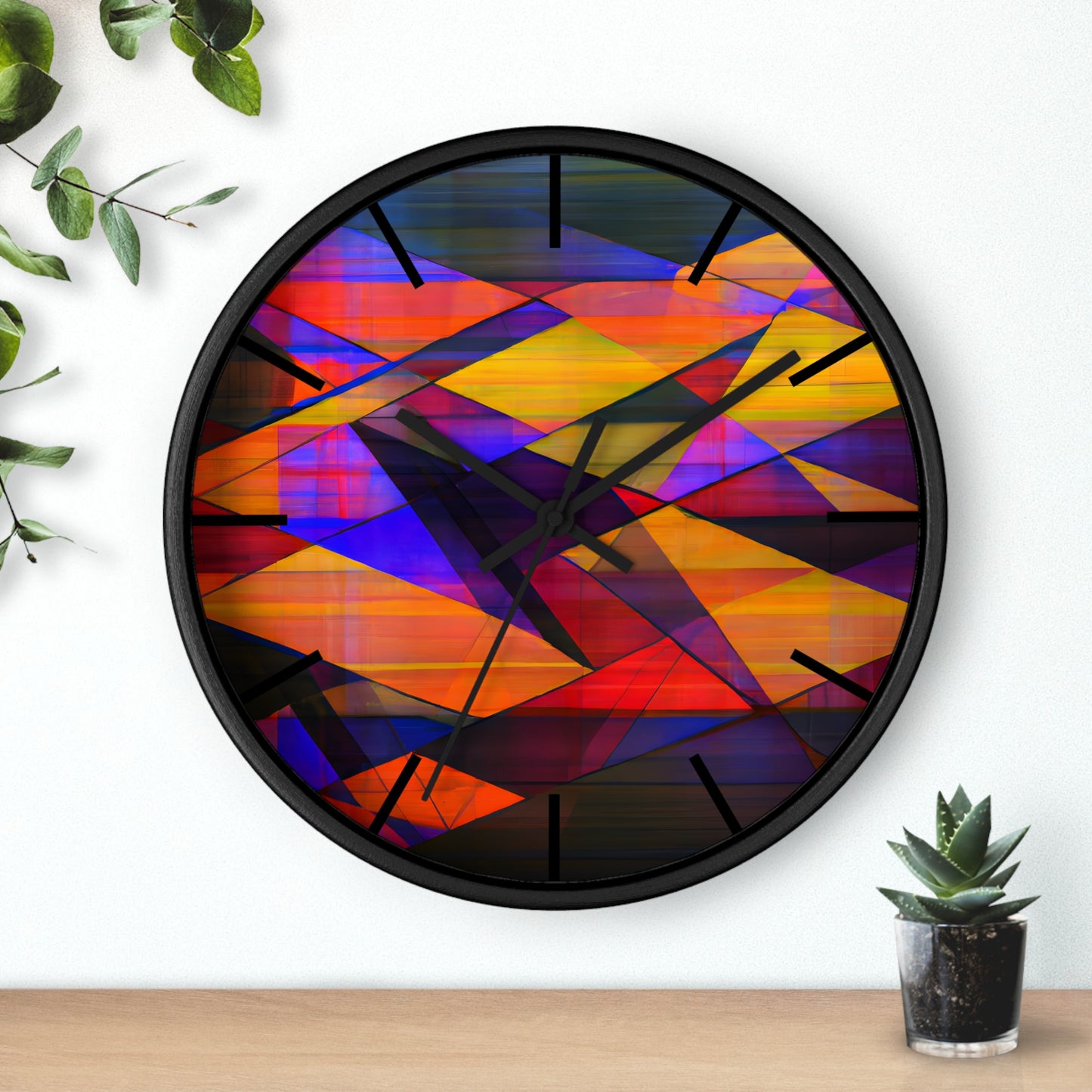 Eloise Franklin - Gravity Force, Abstractly - Wall Clock