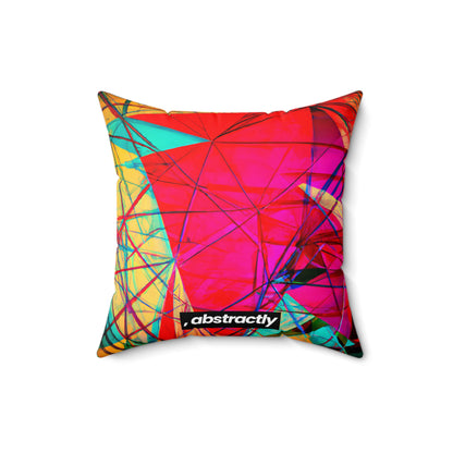 Esther Lombardi - Normal Force, Abstractly - Faux Suede Throw Pillow