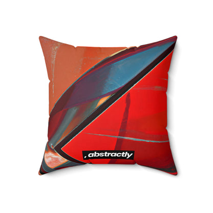 Victor Franklin - Normal Force, Abstractly - Faux Suede Throw Pillow