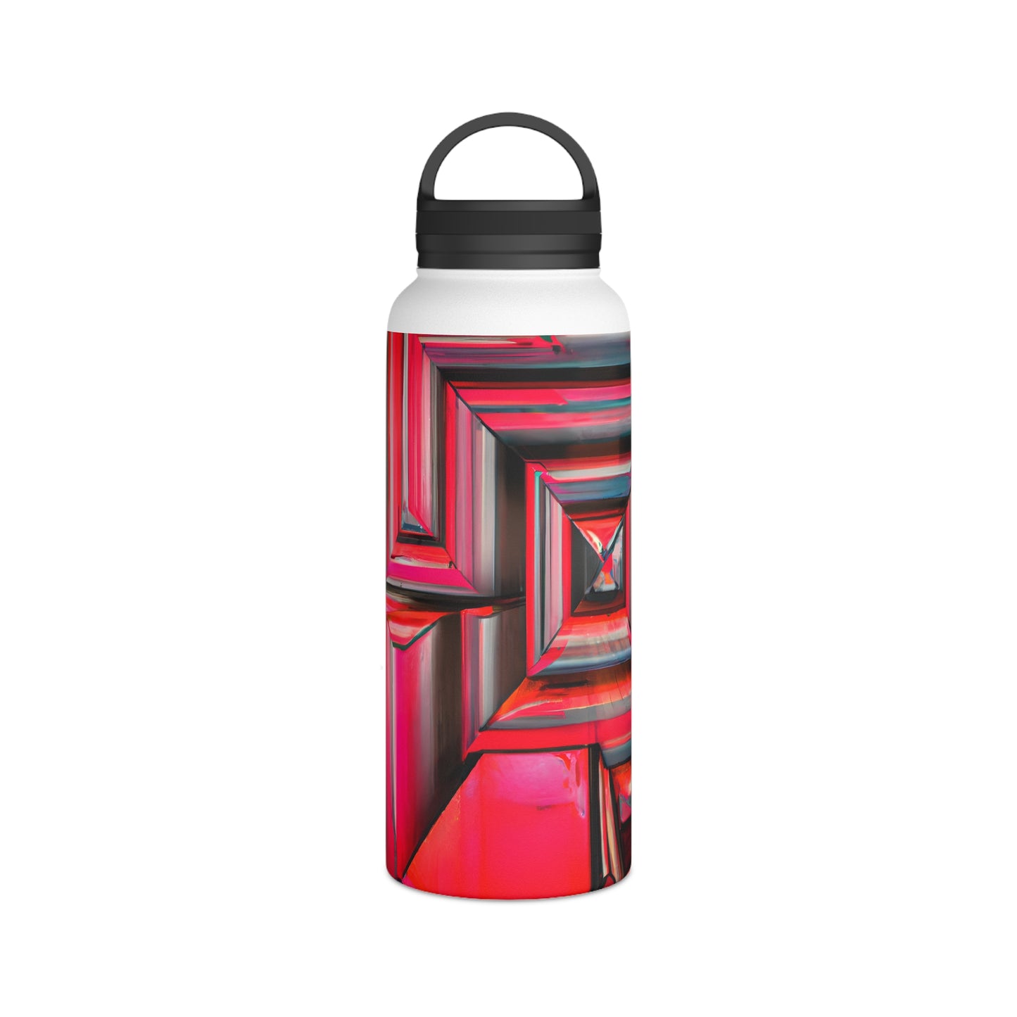 Leon Feldman - Magnetic Force, Abstractly - Stainless Steel Water Bottle