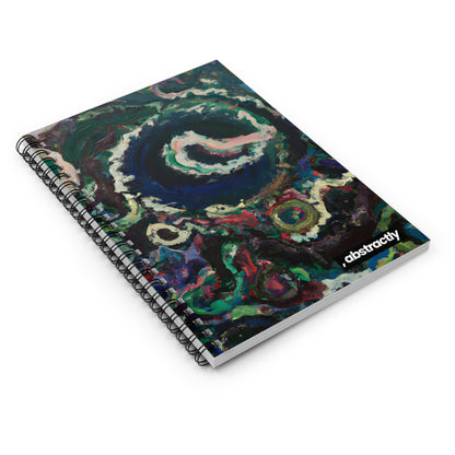 Stellar Silverinium - Chemistry, Abstractly - Spiral Notebook