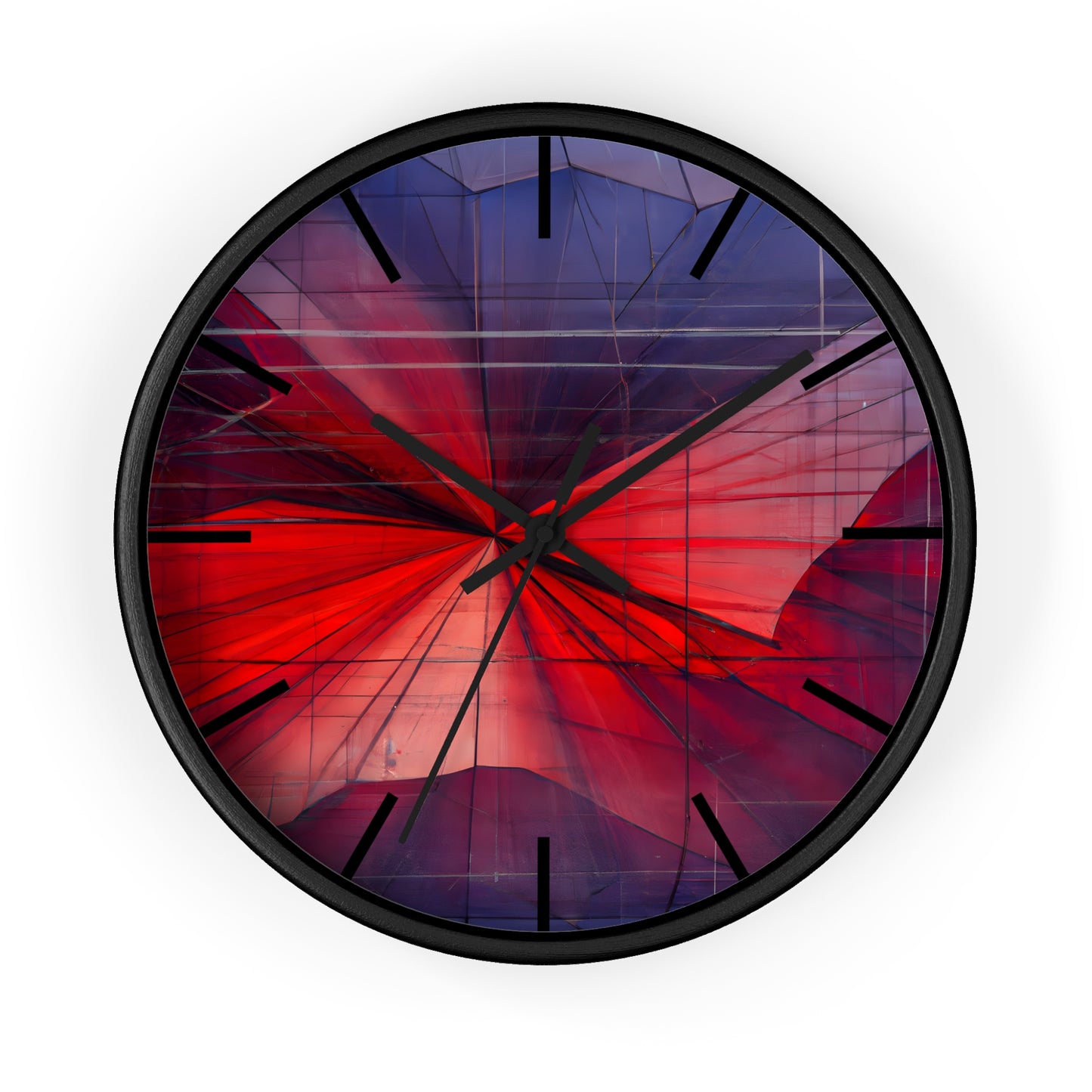 Margaret Haysley - Magnetic Force, Abstractly - Wall Clock