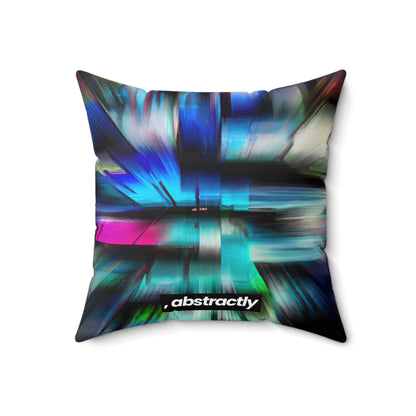 Alice Hartmann - Weak Force, Abstractly - Faux Suede Throw Pillow