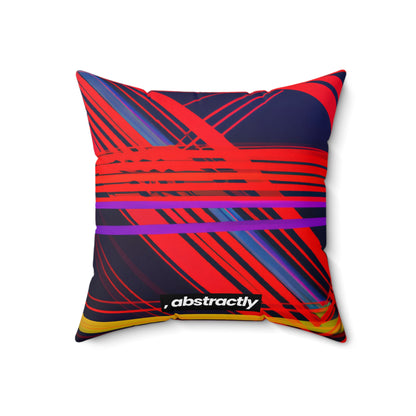 Leonard Goldstein - Air Resistance Force, Abstractly - Faux Suede Throw Pillow