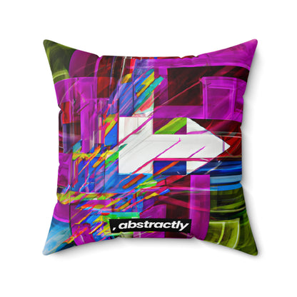 John Fermi - Friction Force, Abstractly - Faux Suede Throw Pillow