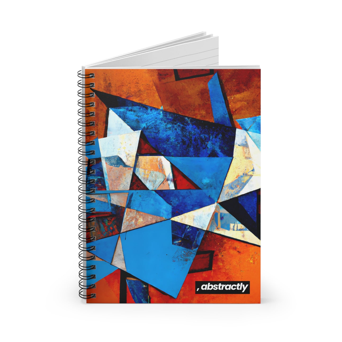 Bernard Fenton - Applied Force, Abstractly - Spiral Notebook