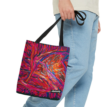 Solarian Crystal Prism - Neon, Abstractly - Tote